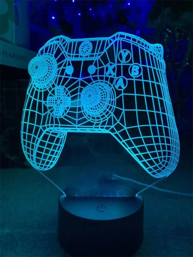 Lâmpada LED 3D gamer