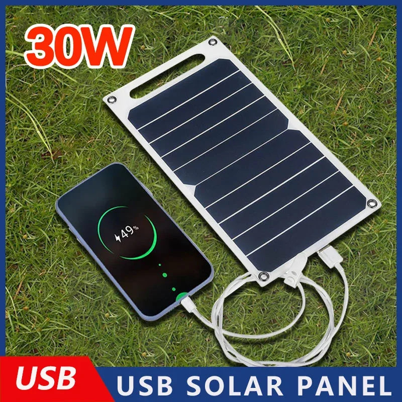 Painel solar com USB
